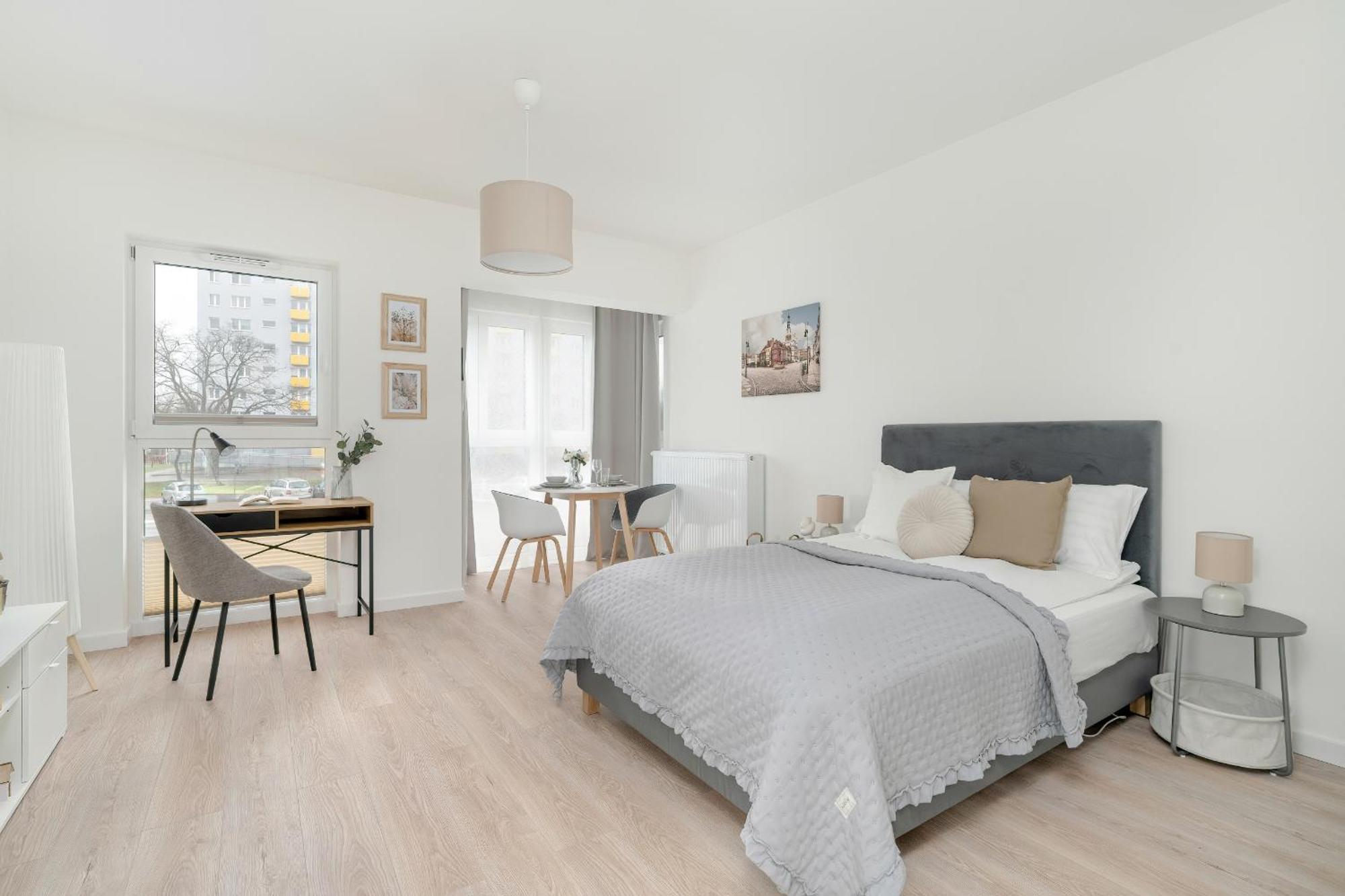 Minimalist Studios Wojciechowskiego With Parking In Poznan By Noclegi Renters 외부 사진